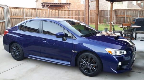 2017 WRX with Color Stable Tint