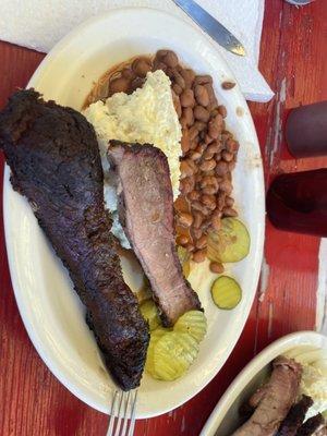 Just brisket - love the burnt end!