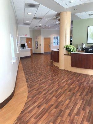 Lobby and triage waiting area