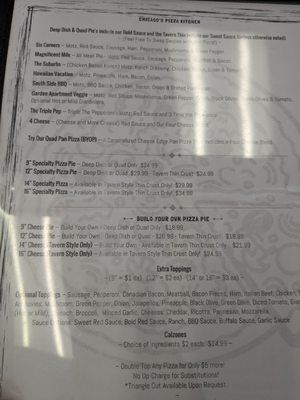 This is the menu