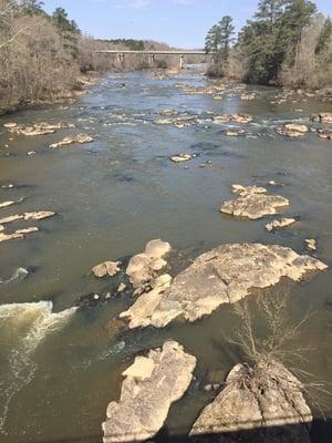 View from Bynum bridge