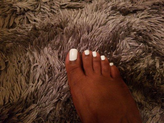 Great job on my pedi