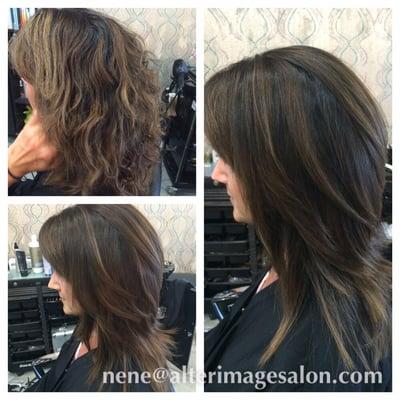 Beautiful brunettes. Lowlights added for low maintenance!