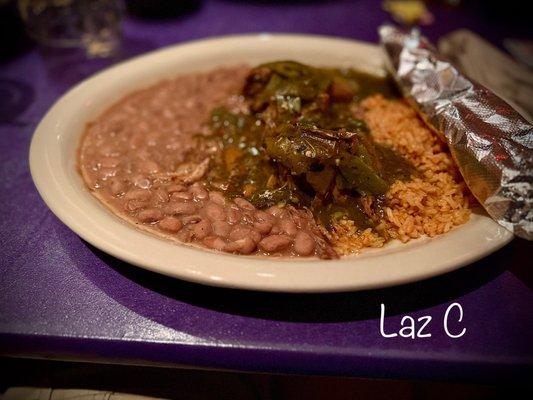 Green Chile plate