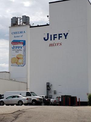 Iconic towers of Chelsea Milling Company home to Jiffy mixes