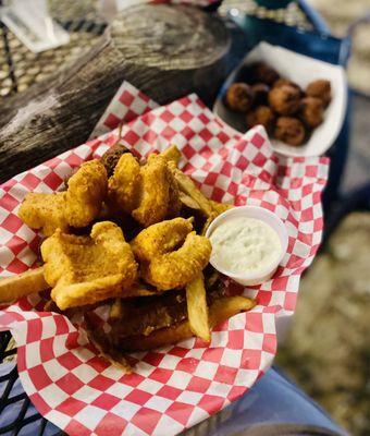 Fried grouper and fries...delicious