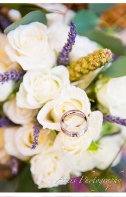 Lavender bee farm dried lavender in my bouquet :)