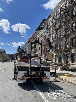 813 Saint Nicholas av brownstone renovation