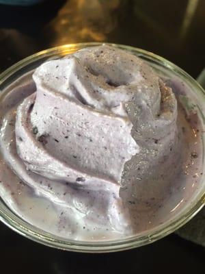 Huckleberry milkshake