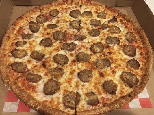 Large Meatball Pizza