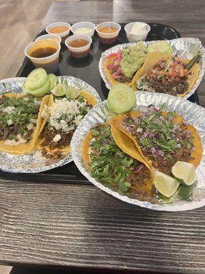 So many different tacos!