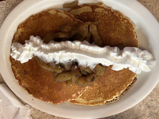 Banana cake pancakes