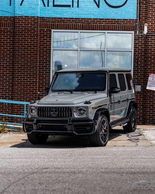 Full Vehicle Paint Protection Film Wrap own this brand new G Wagon. Added some AMG wheels and Revivify Ceramic coating applied to vehicle.