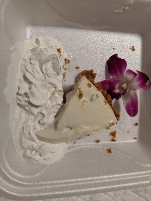 Key lime pie (on the smaller side for its price)