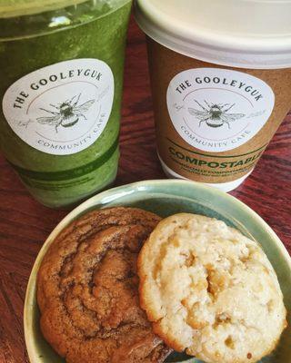 Coffee, smoothies and 490 cookies