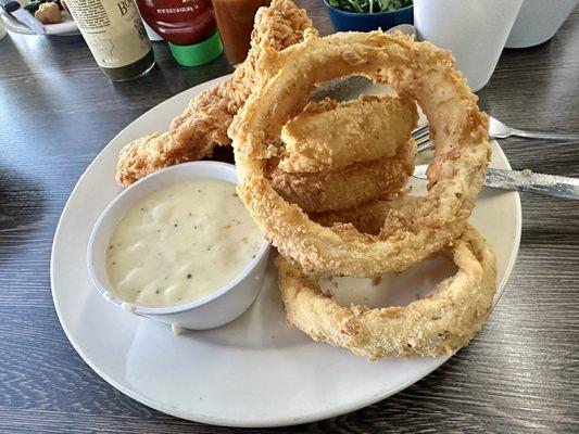 Jumbo onion rings