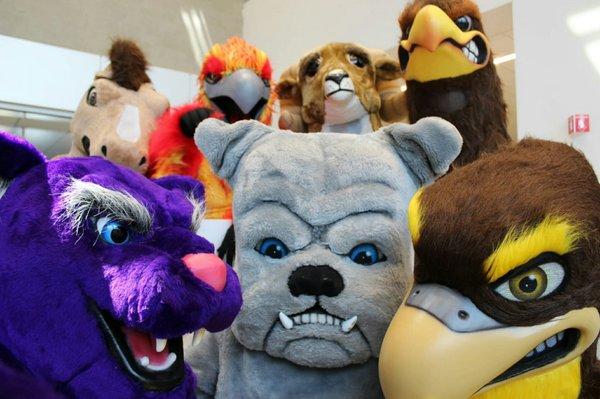 The CCC Mascots selfie