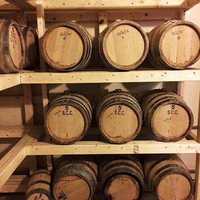 Barrel room