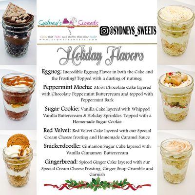 December Cake Jar Specialty Flavors. Use Code "GIFT" for 10% off your purchase!