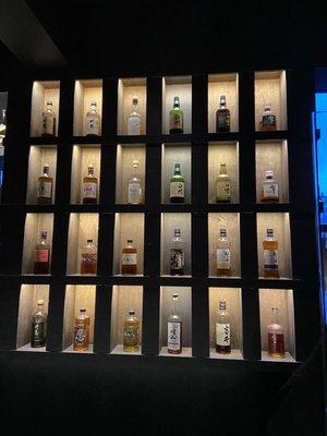 Love the iconic Japanese whiskey display