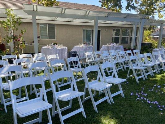 Chairs for wedding