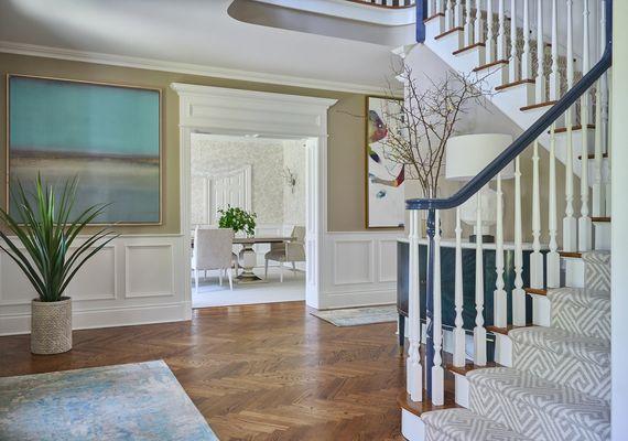 New Canaan, CT Foyer | Photography by Jane Beiles