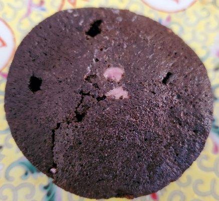 Very small chocolate/blueberry cup cake ($1.00).