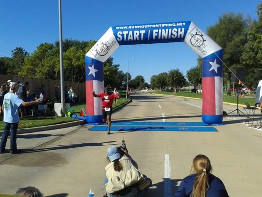 Finish line at the Fairfield Tri