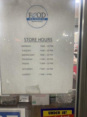 Store hours , employees hanging out and locking doors 10 mins before closing