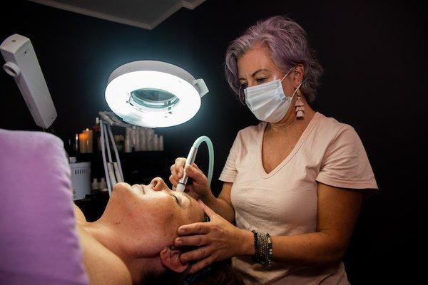 Microdermabrasion facials with ClearFx