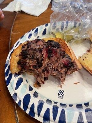 Brisket sandwich