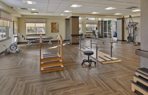 One of the largest therapy gyms in Houston, which includes state of the art equipment.