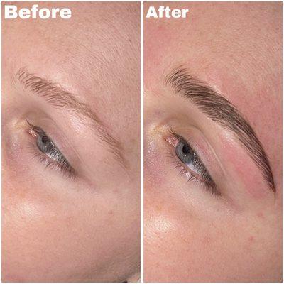 Eyebrow Lamination, Tint & Wax