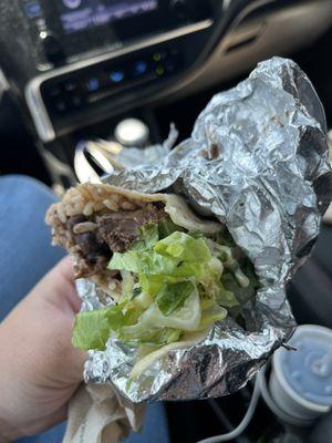 Bug in my taco