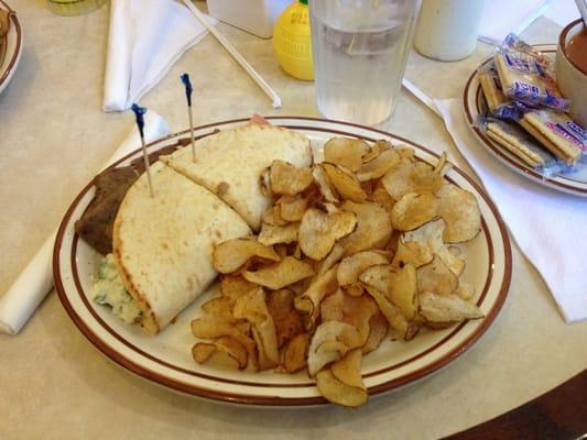 Greek gyro deluxe