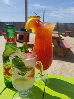 Come and enjoy fresh squeezed cocktails,cold beer, and great beach vibes!