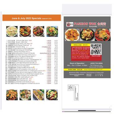 Online order  Scan the QR code to order or order from our website & pick up or dine in. 30+ specials updated monthly .Lots of great deals!