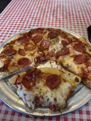 8" Pepperoni for Lunch! Delicious