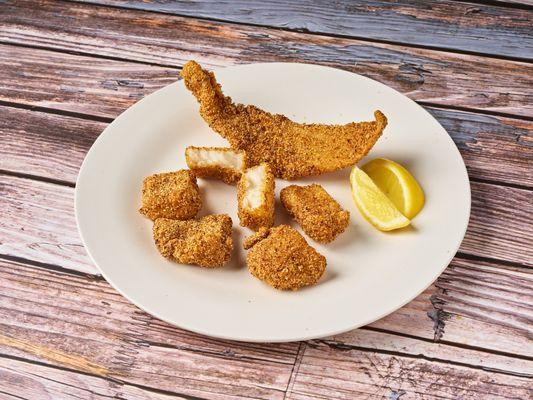 Fried dry rub catfish.