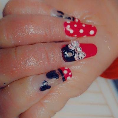 Pink Panda Nails