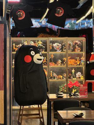 Kumamon and one piece figurines