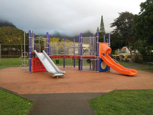 Play area next to the Elementary School