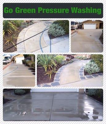 Driveway and walkway concrete cleaning in Beverly Hills, ca.