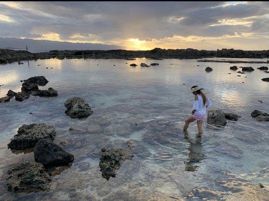 That clear water is indeed picturesque!