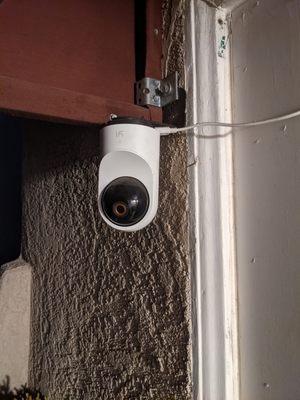 Smile! You're on camera. Providing home security and automation installation for a new customer.