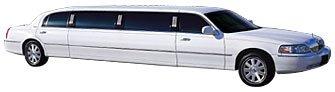 10 Passenger White Stretch Limousine