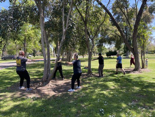 Strength and Stability class with Central Valley Pride