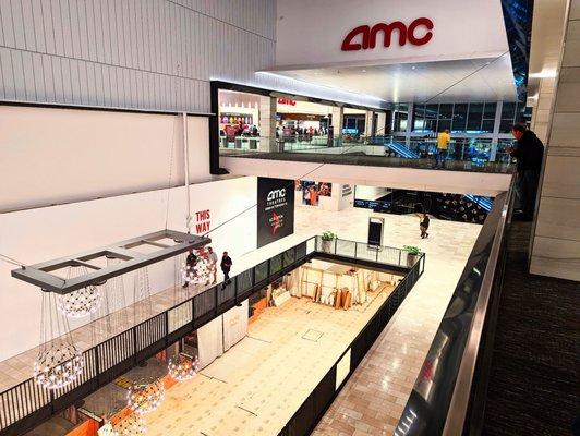 Lobby and space below. AMC