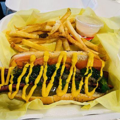 Chicago Dog & Fries