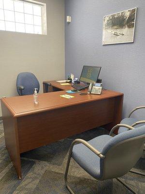 Private office for customer service